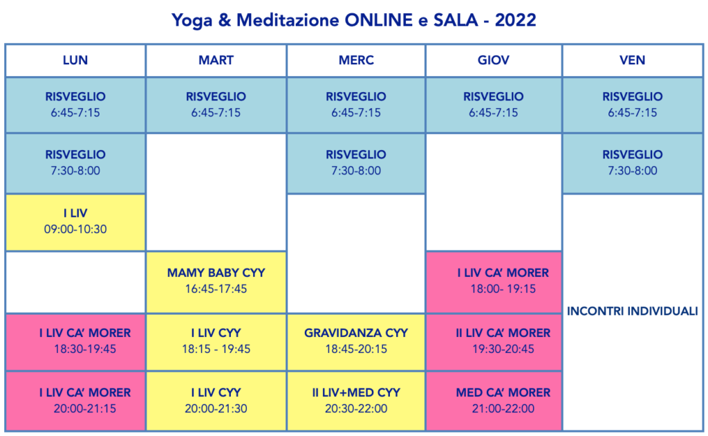Yoga Maitri online sala 2022